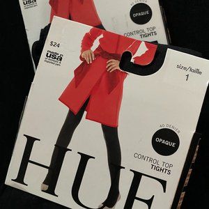 NWT Nordstrom Hue Opaque Tights sz1